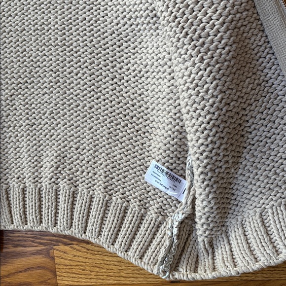 Zara hooded coated knit chunky cardigan sweater jacket sz.M - Picture 13 of 15